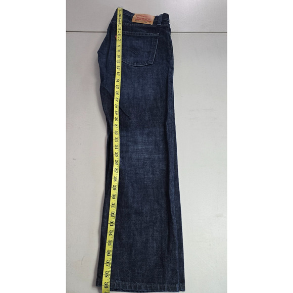 Levi's 514 Jeans Men's 34 x 30 Blue Dark Wash Classic Straight Fit Cotton EUC - Picture 9 of 16